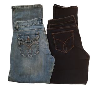 Womens Calvin Klein Jeans size 8 Lot of 2